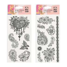 Set pentru tatuaje MESHU "Wild", 23x9 cm