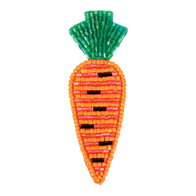 Set de broderie Klart "Broșă. Morcov", 3x9 cm