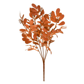 Ramură cu frunze oranj, 45 cm