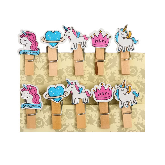 Set de cleștișoare decorative, Pentru fetițe, roz, 2.5 cm