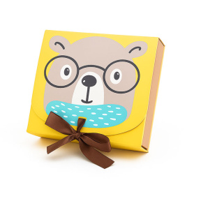 Подарочная коробка 16.5*16.5*5 cm, Медведь