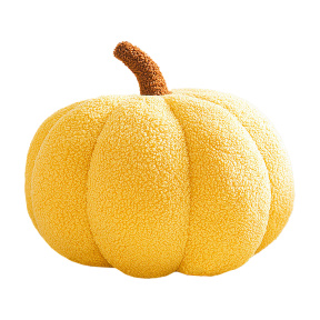 Dovleac de pluș, 20 cm, galben
