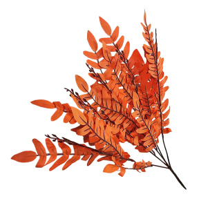 Ramură cu frunze oranj, 60 cm