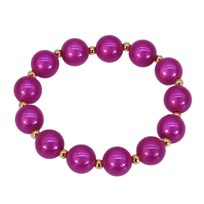 Brățară Deep Glow auriu fucsia
