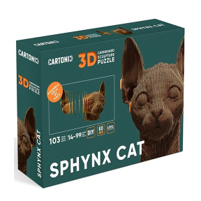 3D Puzzle Sculptură SPHYNX CAT