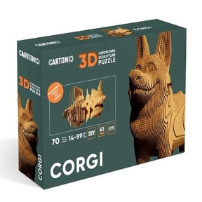 Cartonic 3D Puzzle Sculptura CORGI