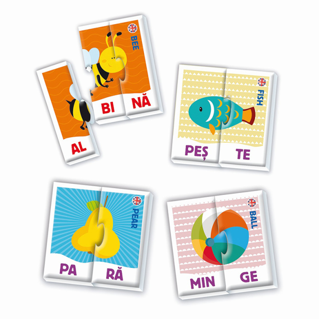 Joc educativ Agerino, Silabele RO