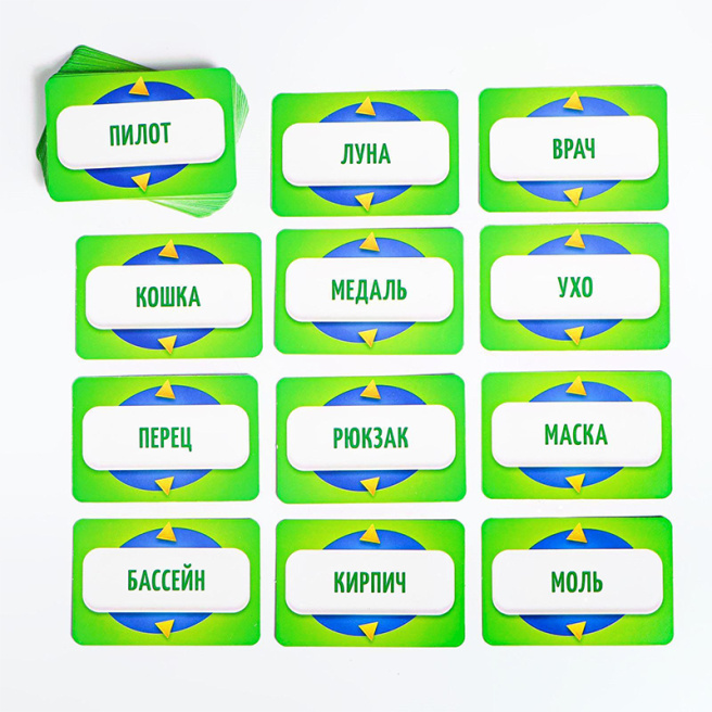 Настольная игра на угадывание слов «Кто я?», 50 карт