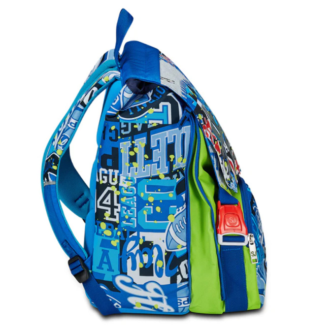 Ghiozdan Seven SJ Gang REALBASKET, Flip system