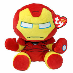 Jucărie moale Iron Man Beanie Babies 15 сm