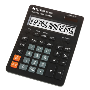Calculator Eleven 16 cifre, negru