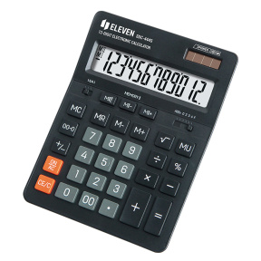 Calculator Eleven 12 cifre, negru