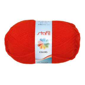 Fir de tricotat Stafil Colors, acrilic, 50g, 133 m, culoare roșie
