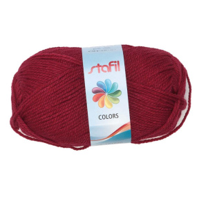 Fir de tricotat Stafil Colors, acrilic, 50g, 133 m, culoare vișiniu