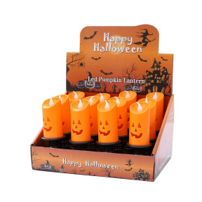 Accesorii de Halloween: Lumânare LED portocalie