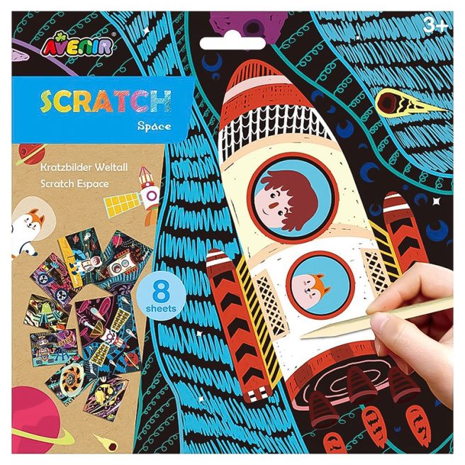 Scratch Cartonașe răzuibile - Cosmos (8)