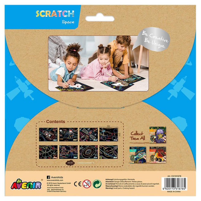 Scratch Cartonașe răzuibile - Cosmos (8)