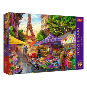 Пазлы "1000 Premium Plus" - "Tea Time: Flower Market, Paris"