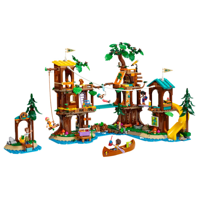 Constructor LEGO Friends Tabăra de aventură Tree House
