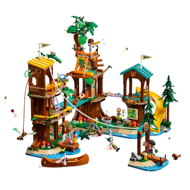 Constructor LEGO Friends Tabăra de aventură Tree House