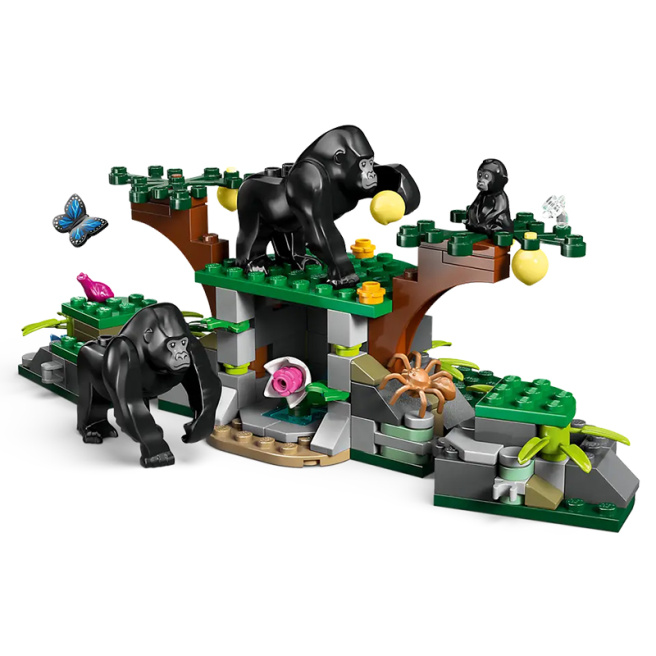 Constructor LEGO City Elicopterul Jungle Explorer la tabăra de bază