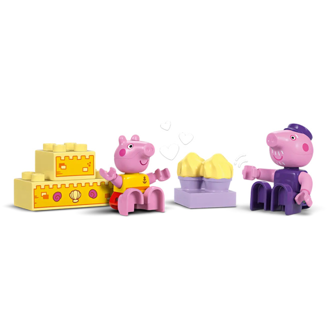 Constructor LEGO DUPLO Excursie cu barca cu Peppa Pig