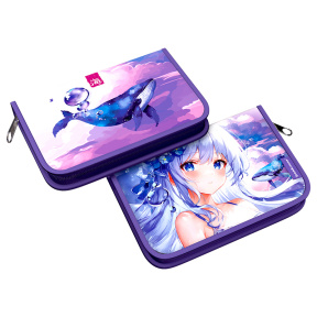 Пенал-книжка EK 135x205x30мм Kawaii Whale без наполнения