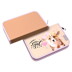 Пенал-книжка EK 135x205x30мм Corgi Puppy без наполнения