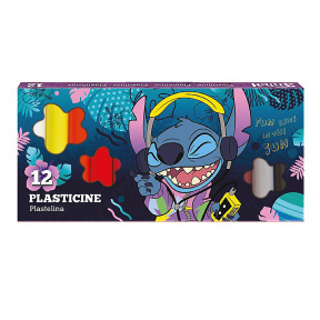 Plastilina Colorino Stitch, 12 culori