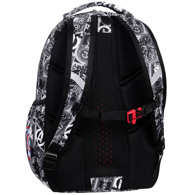 Школьный рюкзак CoolPack Disney с двумя отделениями 22L, Avengers, Led