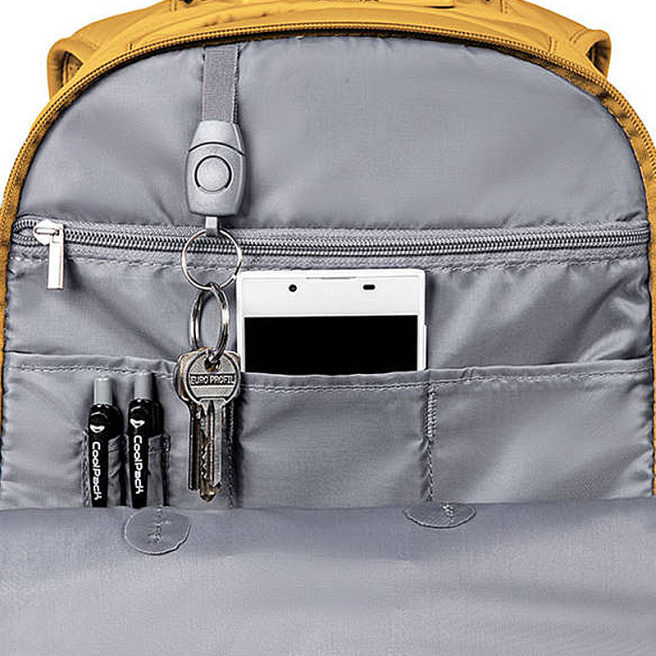 Рюкзак CoolPack Force с отделением для ноутбука, горчичный