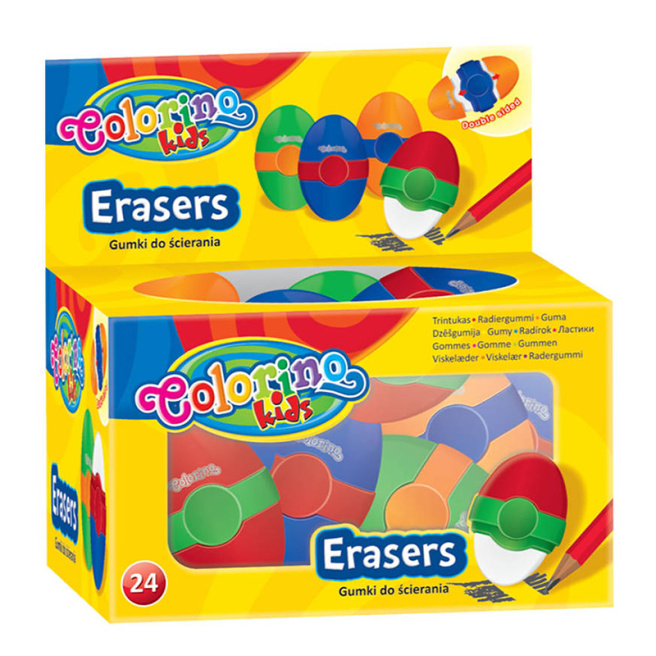Ластик Colorino Kids, ассортимент