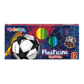 Plastilina Colorino Football, 12 culori