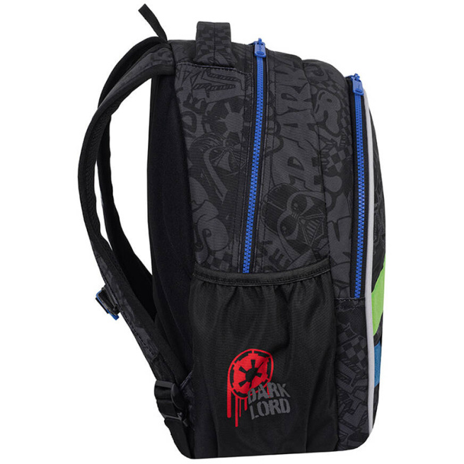 Ghiozdan CoolPack Disney cu 2 compartimente 22L, Star Wars, Led