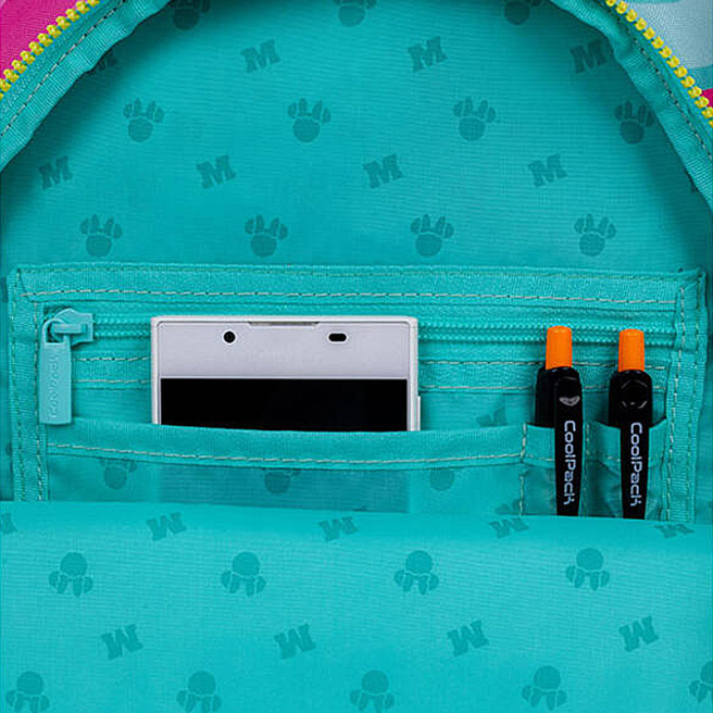 Школьный рюкзак CoolPack Disney с двумя отделениями 22L, Minnie Mouse, Led