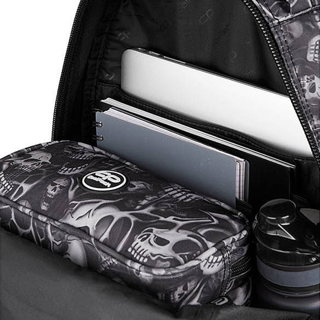 Ghiozdan CoolPack cu 2 compartiment 27L, Skull