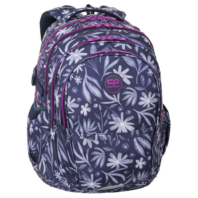 Ghiozdan CoolPack cu 3 compartimente 27L, Shy Flower