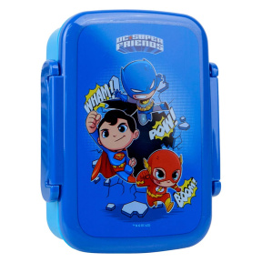 Lunch box KITE DC Comics, синий, 420 мл