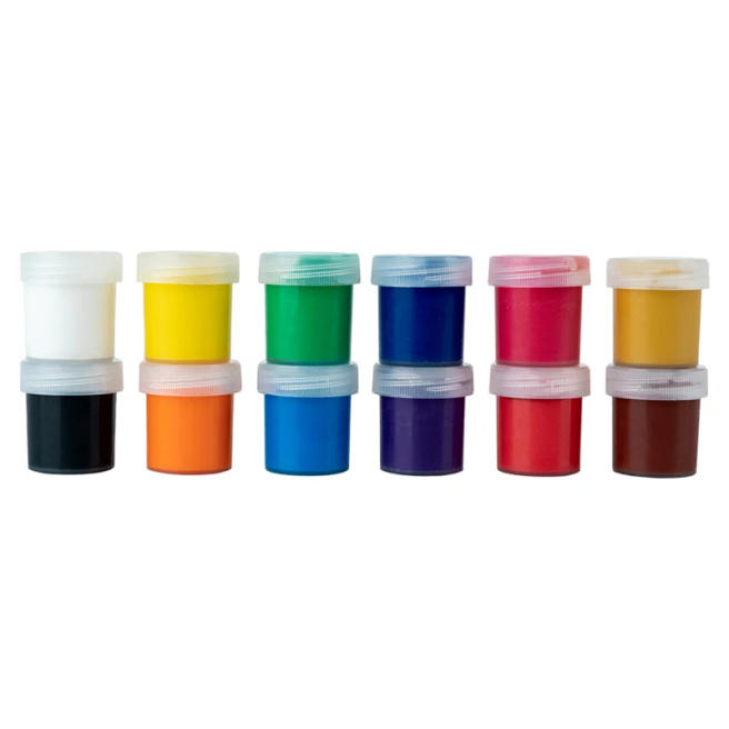 Guașă KITE 12 culori, 20 ml, Transformer