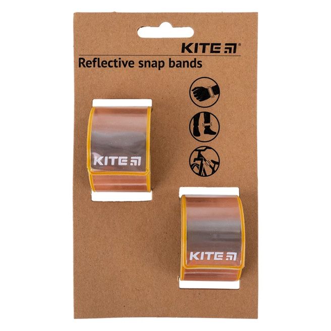 Set brățări reflectorizante KITE, piersic