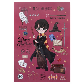 Caiet pentru note KITE А4, 20 foi, Harry Potter