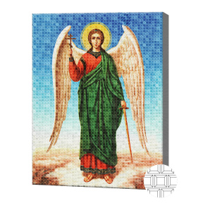 Икона ангел Хранитель, 40х50 см, алмазная мозаика