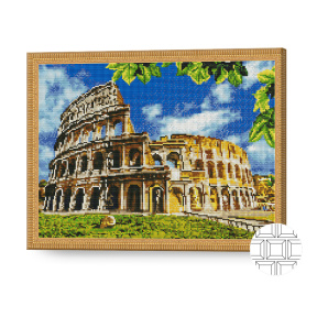 Colosseum, 40x50 cm, mozaic cu diamante pătrate