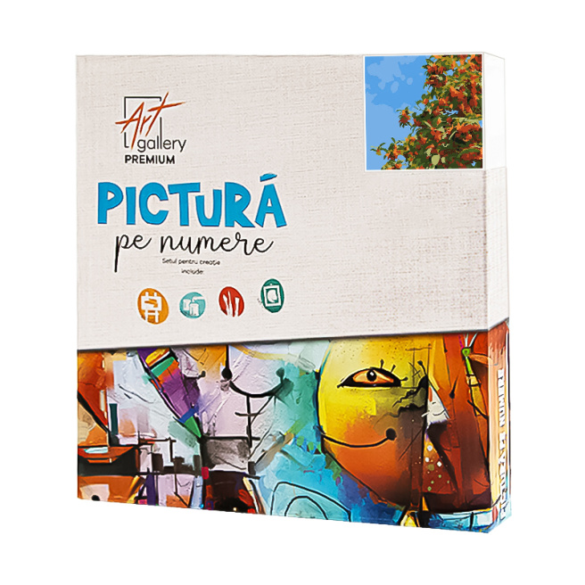 Pomul cu portocali 20x20 cm, pictură pe numere