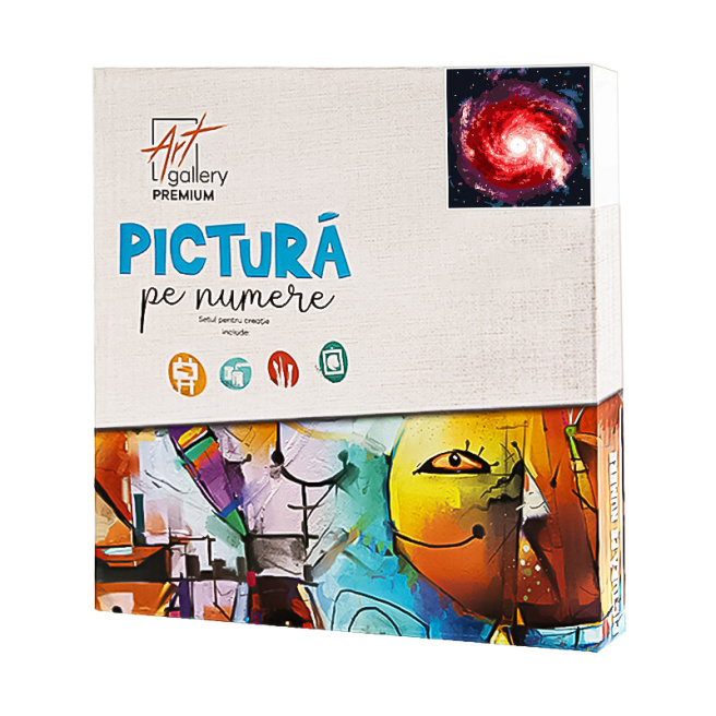 Universul 20x20 cm, pictură pe numere