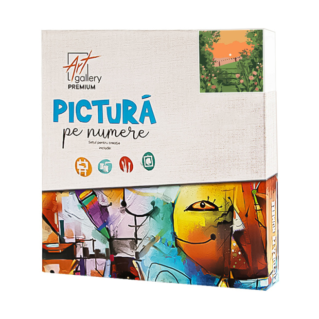 Seară de vară 20x20 cm, pictură pe numere