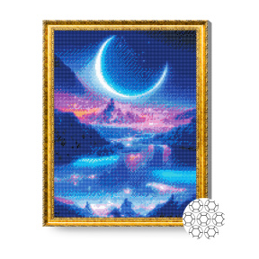Planetă magică, 40x50 cm, mozaic cu diamante
