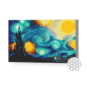 Звездная ночь, 20x30 см, алмазная мозаика
