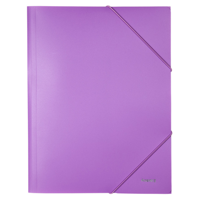 Mapă cu elastic A4 Axent Pastelini, liliac