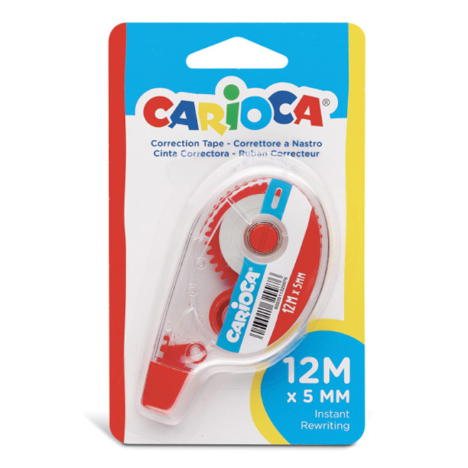 Bandă corectoare Carioca 5mm x 12m, în blister